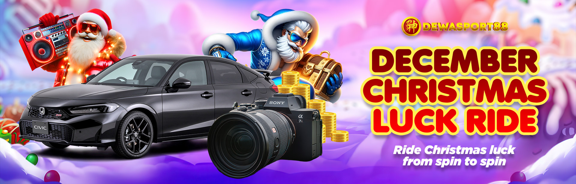 DECEMBER CHRISTMAS LUCK RIDE