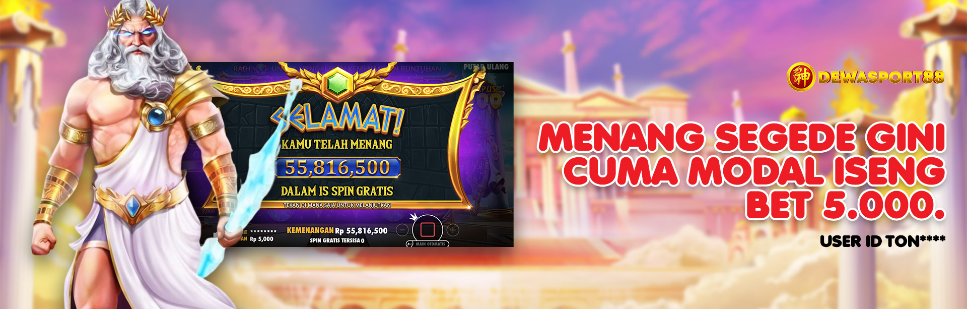 Testimoni Member Menang Besar 