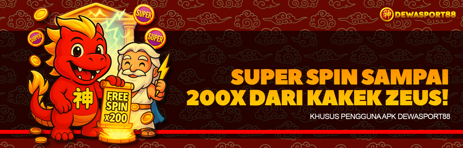 Super Spin Sampai 200x Dari Kakek Zeus